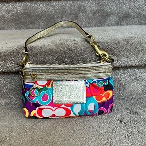 Coach Poppy Wristlet
